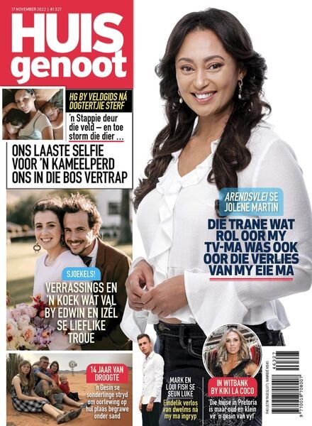 Huisgenoot – 17 November 2022 Cover