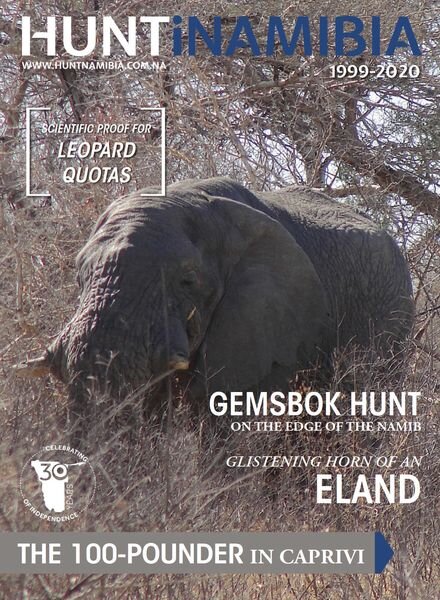 Huntinamibia – English Edition 2020 Cover