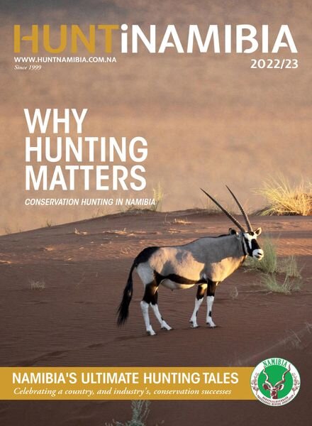 Huntinamibia – English Edition 2022-2023 Cover