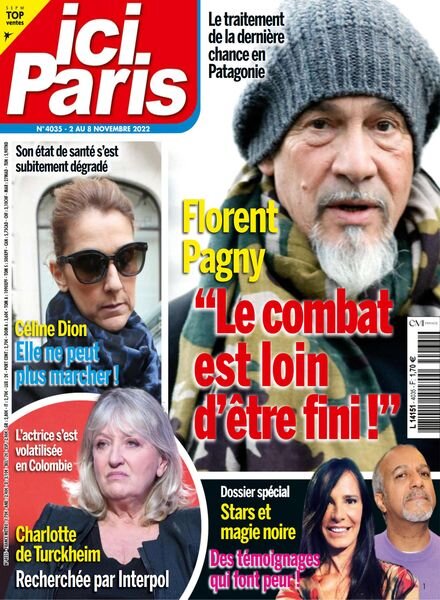 Ici Paris – 02 novembre 2022 Cover