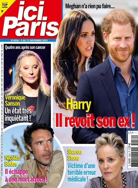 Ici Paris – 09 novembre 2022 Cover