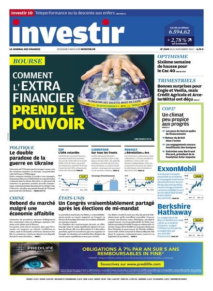 Investir – 12 Novembre 2022 Cover