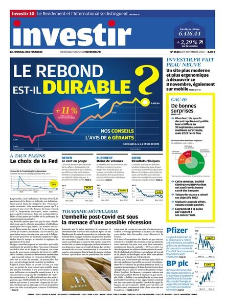 Investir – 5 Novembre 2022 Cover