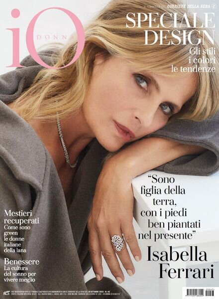 Io Donna del Corriere della Sera – 29 Ottobre 2022 Cover