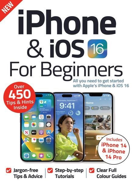 iPhone & iOS 16 For Beginners – November 2022 Cover