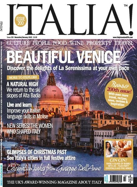 Italia! Magazine – November 2022 Cover