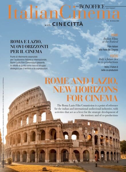 Italian Cinema – October 2022 Cover