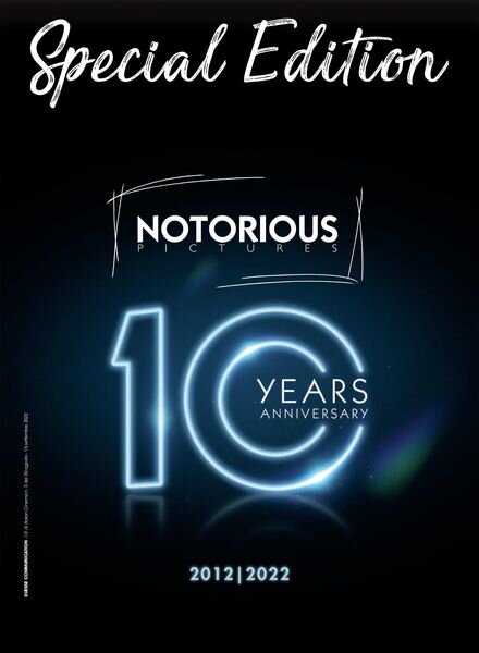 Italian Cinema – Special Edition Notorious Pictures 2022 Cover