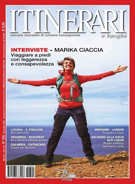 Itinerari e Luoghi – novembre 2022 Cover
