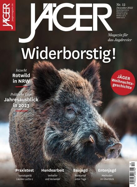 JAGER – November 2022 Cover