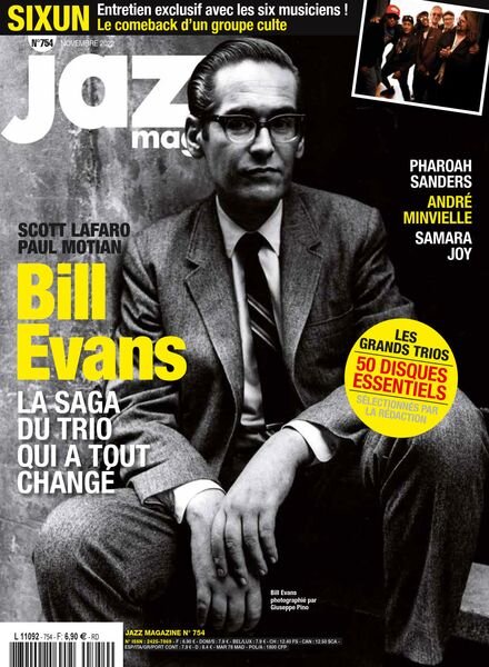 Jazz Magazine – Novembre 2022 Cover