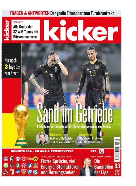 Kicker – 17 November 2022 Cover