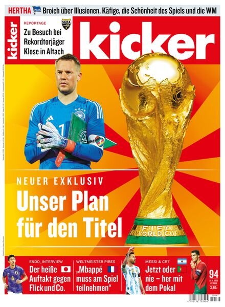 Kicker – 21 November 2022 Cover