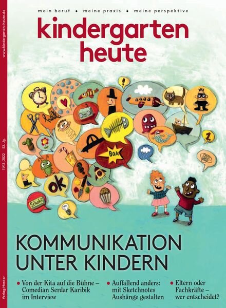 Kindergarten Heute – November-Dezember 2022 Cover