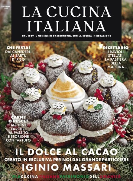 La Cucina Italiana – dicembre 2022 Cover