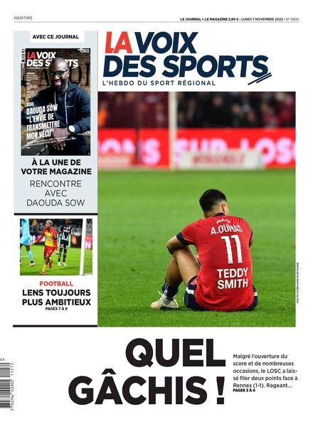 La Voix des Sports – 07 novembre 2022 Cover
