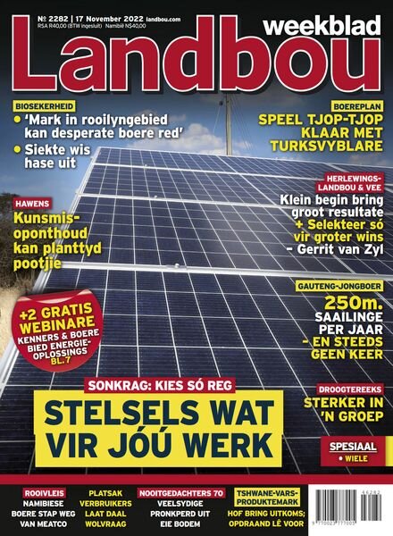 Landbouweekblad – 17 November 2022 Cover