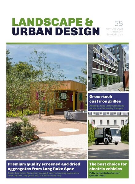 Landscape & Urban Design – November-December 2022 Cover