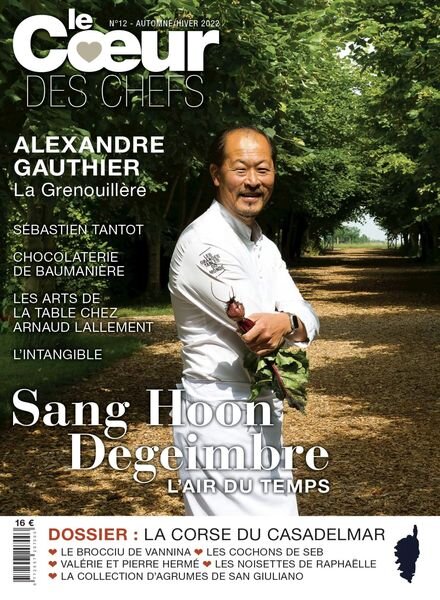 Le Coeur Des Chefs – octobre 2022 Cover