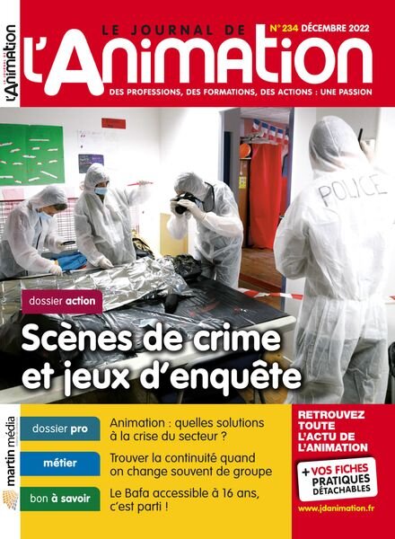 Le Journal de l’Animation – Decembre 2022 Cover