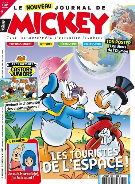 Le Journal de Mickey – 09 novembre 2022 Cover