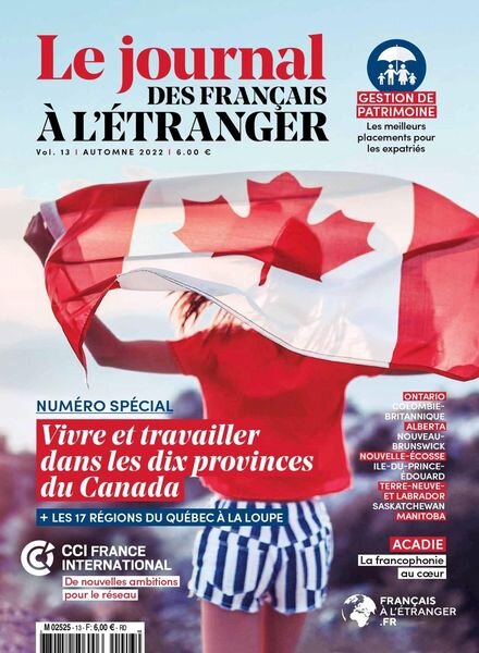 Le journal des francais a l’etranger – novembre 2022 Cover