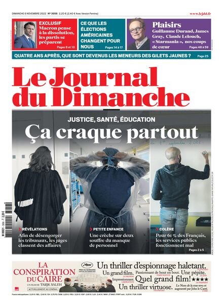 Le Journal du Dimanche – 06 novembre 2022 Cover