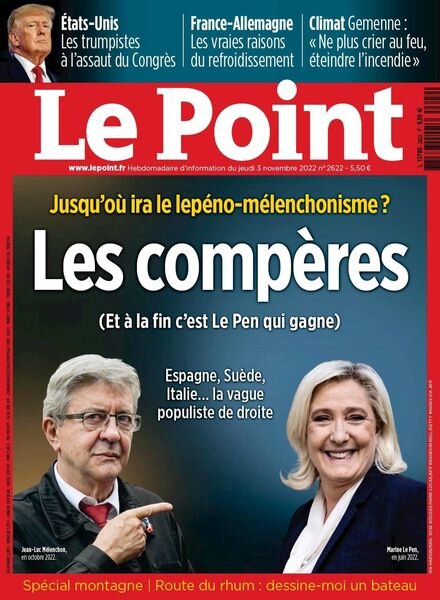 Le Point – 03 novembre 2022 Cover