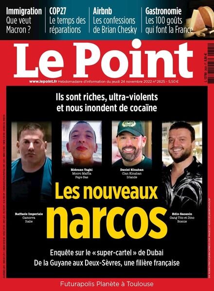 Le Point – 24 novembre 2022 Cover