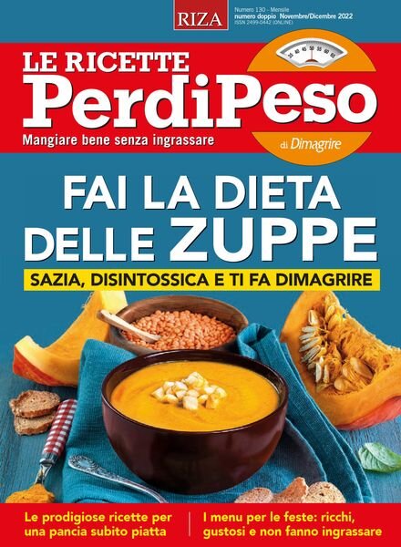 Le Ricette PerdiPeso – Novembre 2022 Cover