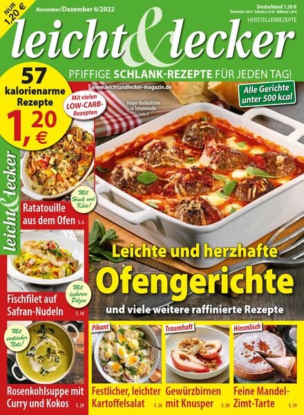 Leicht & Lecker – November-Dezember 2022 Cover