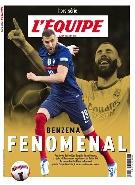 L’Equipe – Hors-Serie N 60 – Novembre 2022 Cover