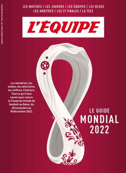 L’equipe Magazine Special – 18 Novembre 2022 Cover