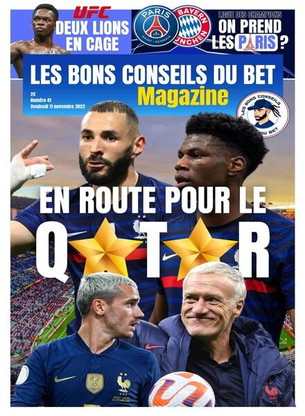 Les Bons Conseils du Bet Magazine – 11 novembre 2022 Cover