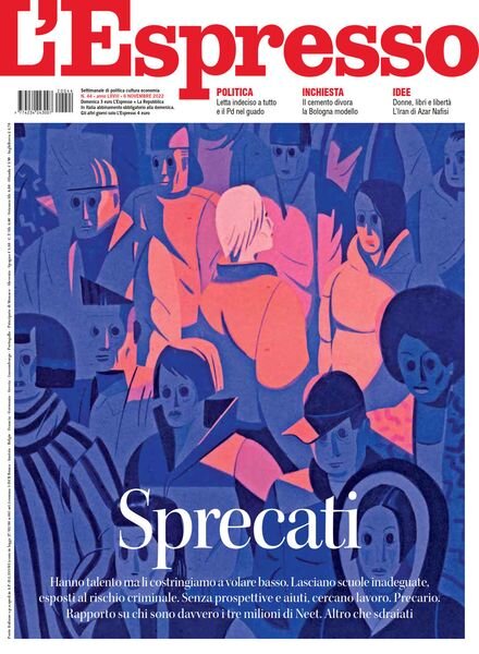l’Espresso – 6 Novembre 2022 Cover