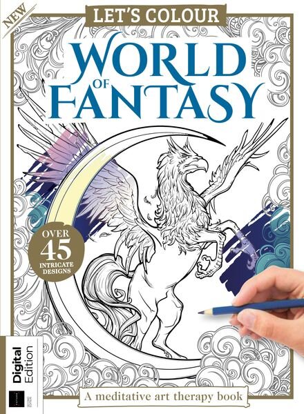 Let’s Colour – World of Fantasy – 2nd Edition 2022 Cover