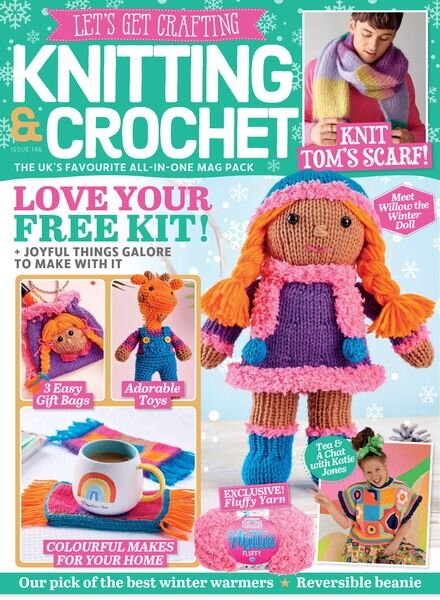 Let’s Get Crafting Knitting & Crochet – Issue 146 – November 2022 Cover