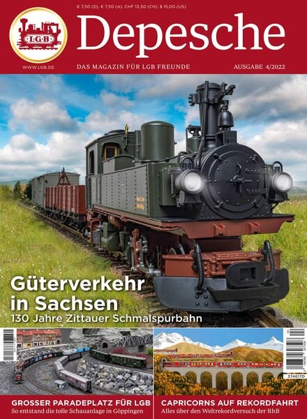 LGB Depesche – November 2022 Cover