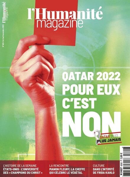 L’Humanite Magazine – 03 novembre 2022 Cover