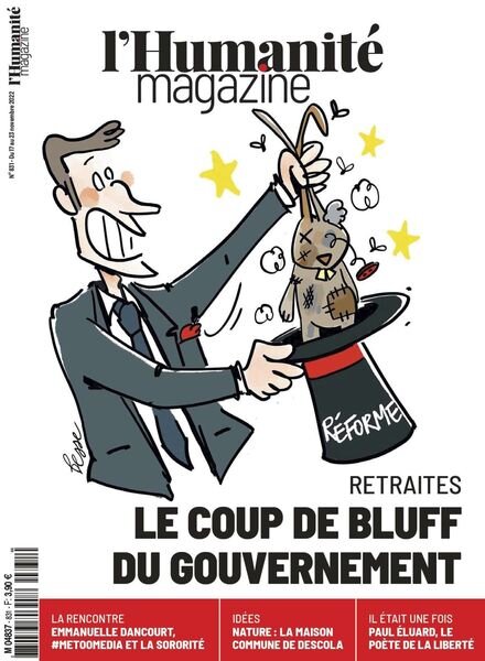 L’Humanite Magazine – 17 novembre 2022 Cover
