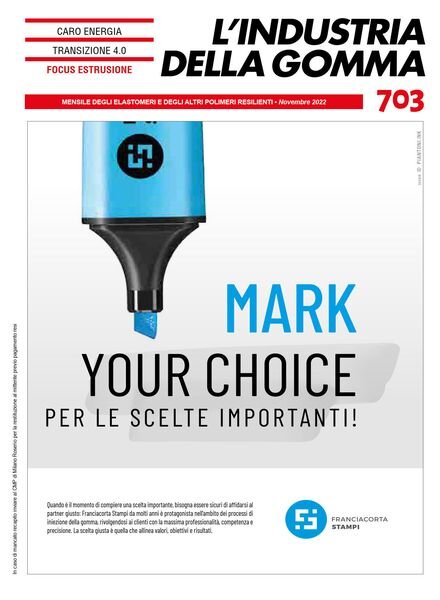 L’industria della Gomma – Novembre 2022 Cover
