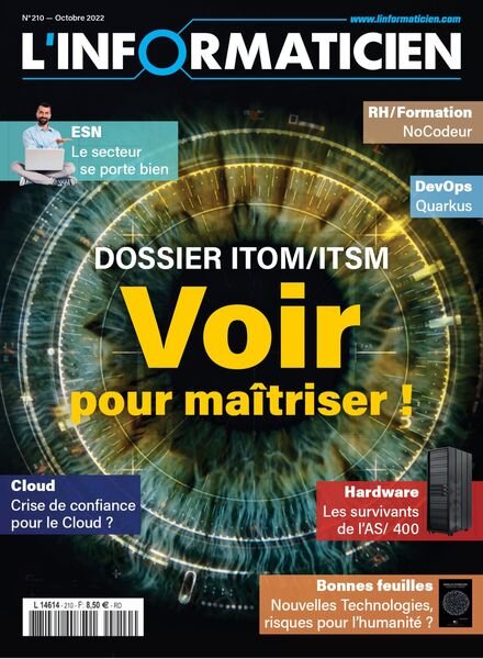 L’Informaticien – Octobre 2022 Cover