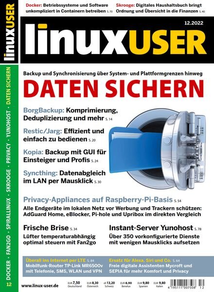 LinuxUser – Dezember 2022 Cover
