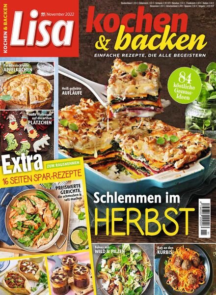 Lisa Kochen & Backen – November 2022 Cover