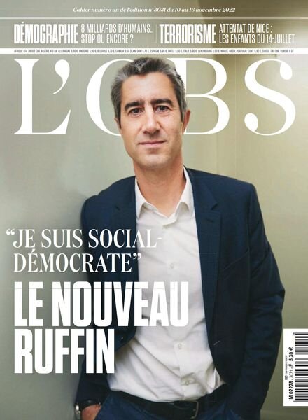 L’Obs – 10 Novembre 2022 Cover