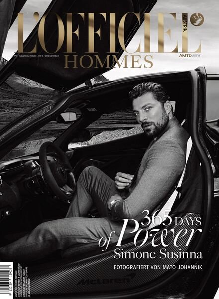 L’Officiel Austria Hommes Deutsche Ausgabe – November 2022 Cover