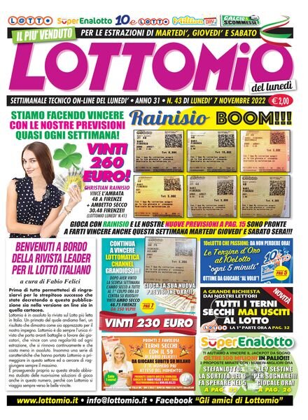 Lottomio – 7 Novembre 2022 Cover