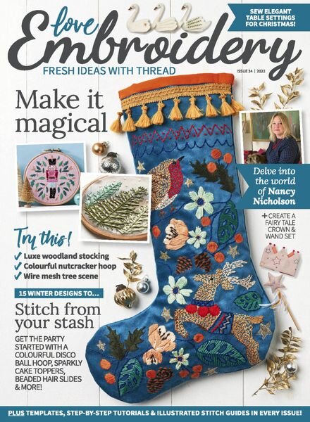 Love Embroidery – November 2022 Cover