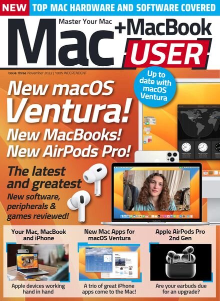 Mac & MacBook User – Autumn 2022 Cover
