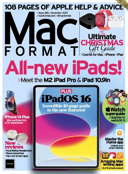 MacFormat UK – Issue 385 December 2022 Cover